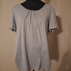 3 For $21 XL Light Gray Maternity/nursing Top
